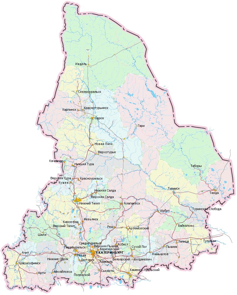 Карта свердловской области гугл спутник